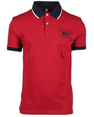North Sails Multicolour Cotton Polo Shirt - Red