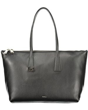 Furla Black Leather Handbag