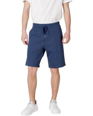 Replay Blue Cotton Short