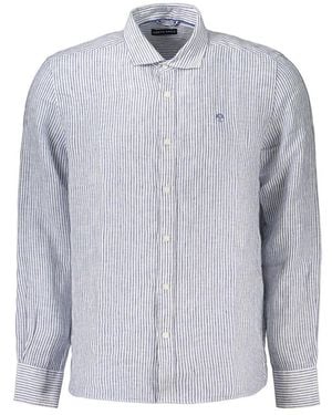 North Sails Blue Linen Men's Shirt