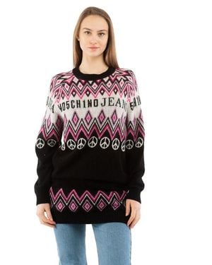 Moschino Multicolour Polyamide Sweatshirt - Red