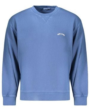 Pepe Jeans Blue Cotton Men's Sweatshirt