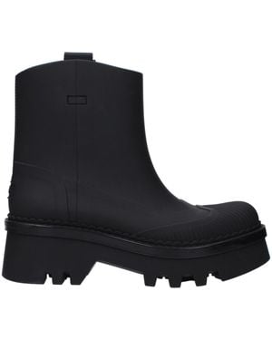 Chloé Black Cotton Ankle