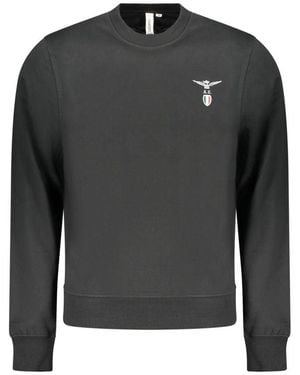 Accademia Militare Black Cotton Men's Sweatshirt - Grey