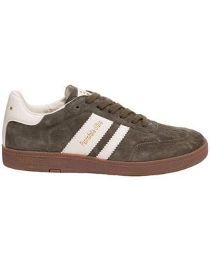 Pantofola D Oro Green Suede Men's Trainer - Brown