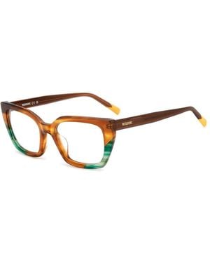 Missoni Multicolor Plastic Glasses (frames) - Brown