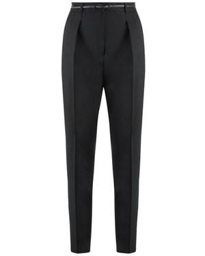 Max Mara Prosit Classic Trousers - Black