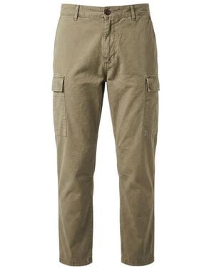Trussardi Green Cotton Men Trousers
