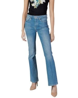 Guess Light Blue Cotton Bootcut Jeans
