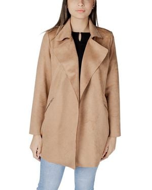 Street One Beige Polyester Jackets & Coat - Natural
