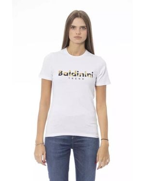 Baldinini White Cotton T