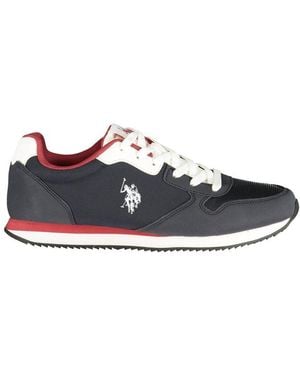 U.S. POLO ASSN. Blue Polyurethane Men's Trainer