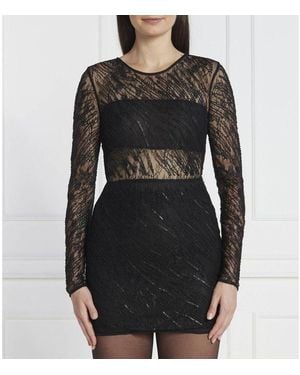 Patrizia Pepe Nylon Cocktail Dress - Black