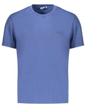 Pepe Jeans Blue Cotton Male T