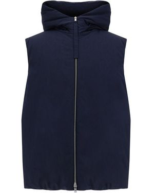 Jil Sander Down Vest - Blue