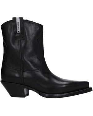 Premiata Cowboy Ankle Boots Leather - Black