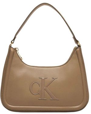 Calvin Klein Polyethylene Handbag - Natural