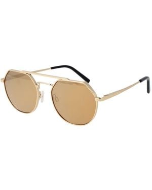Serengeti Gold Metal Sunglasses - Metallic