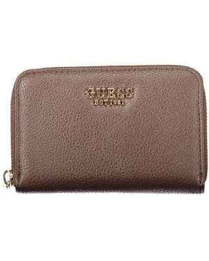 Guess Brown Polyurethane 's Wallet