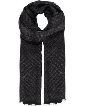 ARMANI EXCHANGE Viscose Scarf - Black