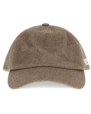 Jacquemus Brown Wool Oves Aries Cap (baseball Hat)