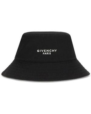 Givenchy Black Cotton Bucket Hat