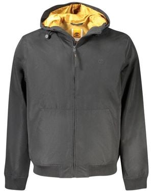 Timberland Black Polyester Men's Jacket - Gray