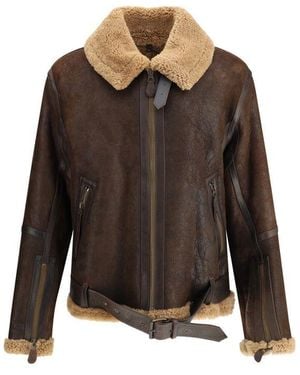 Belstaff Shearling Jacket - Brown