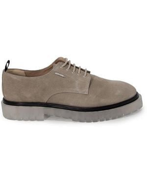 Antony Morato Beige Polyethylene Oxfords And Derbies - Grey