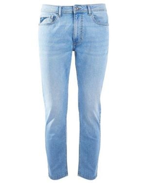 Yes-Zee Blue Cotton Jeans Denim