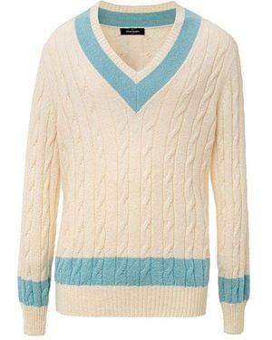Gran Sasso Cotton Sweater - White