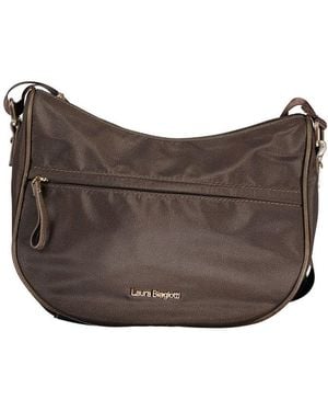 Laura Biagiotti Marrone Polyester Handbag - Brown