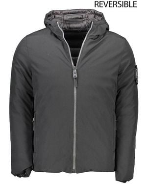 Philipp Plein Black Polyester Jacket - Grey