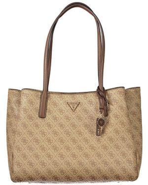 Guess Beige Polyurethane 's Bag - Natural