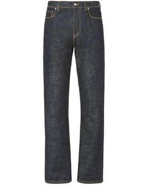 Fendi Blue Cotton Slim Fit Jeans - Grey