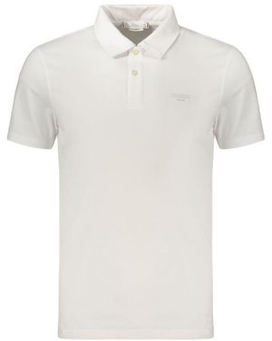 Guess Bianco Cotton Men Polo - White