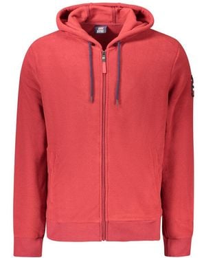 Norway 1963 Polyester Hooded Jumper - Red
