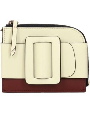 Boyy Beige Leather Cardholder - Natural