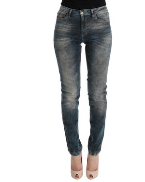 Roberto Cavalli Chic Wash Slim Fit Jeans - Blue