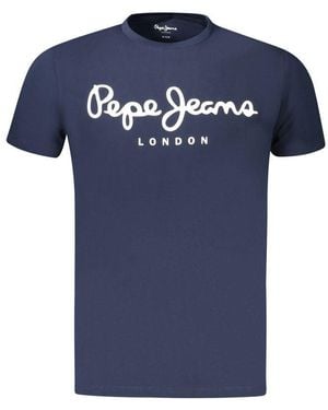 Pepe Jeans Cotton T-Shirt - Blue