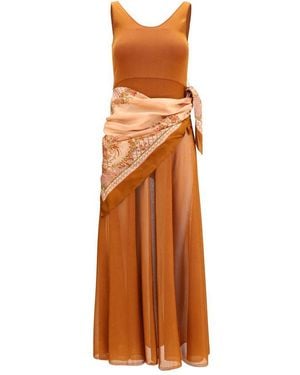 Zimmermann Brown Viscose Casual Dress