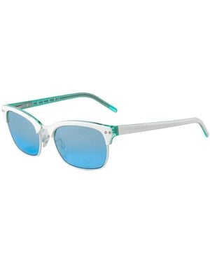 Sisley White Acetate Sunglasses - Blue