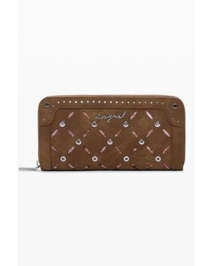 Desigual Brown Polyethylene Wallet