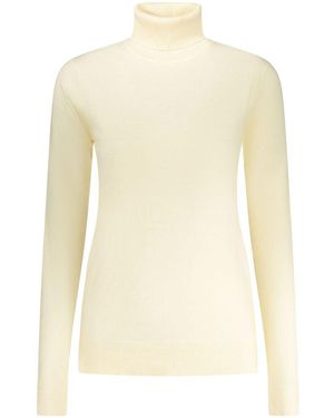 Norway 1963 Bianco Viscosa Donna Maglia - Natural