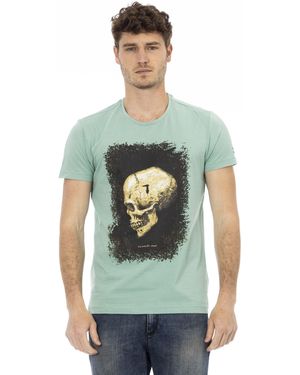 TRUSSARDI ACTION Green Cotton T