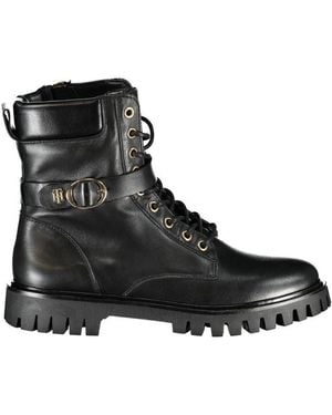 Tommy Hilfiger Lace-Up Boots - Black
