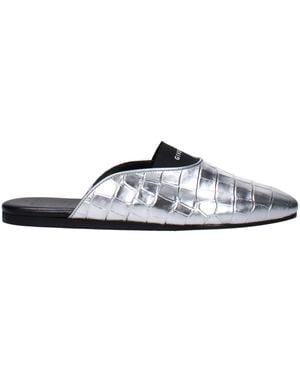 Givenchy Grey Leather Slipper