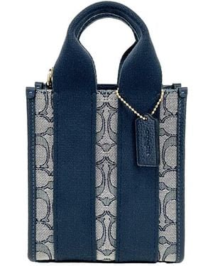 COACH Smith Mini Tote Bag Crossbody - Blue
