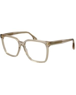 Victoria Beckham Beige Acetate Glasses (frames) - Metallic