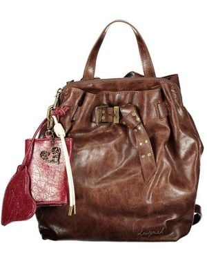 Desigual Brown Polyurethane 's Backpack